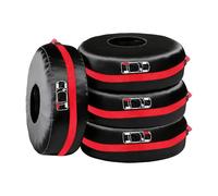 Cubierta de neumático de repuesto, 4 piezas de protector de bolsa de asa para rueda, cubierta de neumático resistente para camping, Overlanding, garaje, viaje por carretera, todoterreno, autocaravana