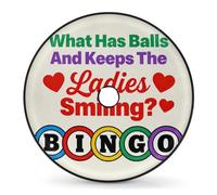 Cubierta de neumático de repuesto con agujero para cámara de respaldo, cubierta impermeable a prueba de polvo para rueda de neumático de repuesto para SUV, RV, camper y camiones (How Keep Smiling, 14