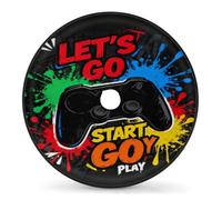 Cubierta de neumático de repuesto con agujero para cámara de respaldo, impermeable, a prueba de polvo, para SUV, RV, camper y camiones (Game Start, 15 pulgadas)