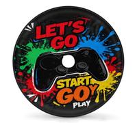 Cubierta de neumático de repuesto con agujero para cámara de respaldo, impermeable, a prueba de polvo, para SUV, RV, camper y camiones (Game Start, 16 pulgadas)