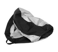 Cubierta de Neumático de Repuesto Oxford Negra con Asa para SUV | Protección y Plegable, Uso Práctico para Remolques, Ajuste Amplio, Bolsa de Almacenamiento