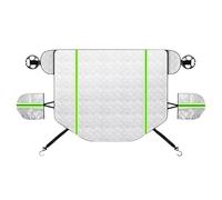 Cubierta de nieve del parabrisas: protector de escarcha universal para clima frío, resistente a los rasguños para SUV, furgonetas, sunshade, automóviles, vehículos automotrices, protección de viajes y