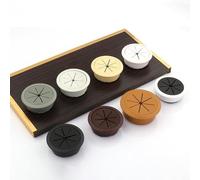 Cubierta de ojal de gestión de cables de 80 mm para escritorios, solución eficaz para manejo ordenado de cables (negro y blanco)