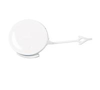 Cubierta de Ojo de Remolque de Coche Accesorios para El Coche, Cubierta De Gancho De Remolque para Parachoques Trasero para Opel para Insignia 2014-2017(Blanco)