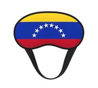 Cubierta de ojos con bloqueo de luz para adultos y niños, con diseño de bandera de Venezuela, para viajes, uso diario, siesta, insomnio, camping