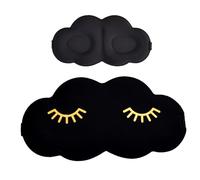 Cubierta de ojos dormida: máscara de diadema en forma de 3D, diseño de botones ajustables, escudo ocular suave y cómodo | Soporte de relajación de viaje profundo para el sueño