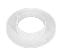 Cubierta de orificio de cable para pared de 4080 mm, cubierta de conducto de tubería de entrada de aire, acondicionador, color blanco, PP, paso, roseta, resistente al calor, para simple (70 mm)