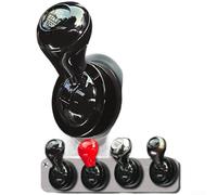 Cubierta de palanca de botón de arranque de aleación que proporciona un ajuste preciso y funcionalidad de arranque del motor con protección para el botón de arranque original del coche (modelo negro)