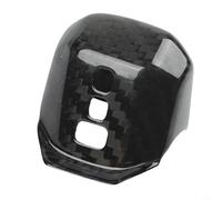 Cubierta de palanca de cambios de fibra de carbono, borde de fibra de carbono real para Golf 8 GTI 2021-2024 AT, decoración interior ligera, negro, 4 x 4 cm