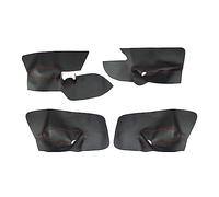 Cubierta de Panel de puerta de microfibra for conducción a la izquierda, compatible con VW, Golf 5, Jetta 2005 - 2009, cubierta de Panel de reposabrazos de puerta de coche, pegatina embellecedora ( Co