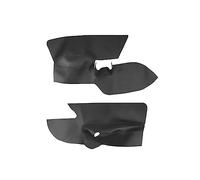 Cubierta de Panel de puerta de microfibra for conducción a la izquierda, compatible con VW, Golf 5, Jetta 2005 - 2009, cubierta de Panel de reposabrazos de puerta de coche, pegatina embellecedora ( Co