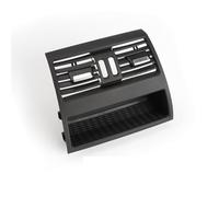Cubierta de panel de rejilla de salida de aire acondicionado para BMW Serie 5 F10 F11 F18 AC (central con cromo) (modelo trasero A)