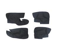 Cubierta de Panel de reposabrazos de puerta blanda for coche de 3 puertas apta for VW Fit for Golf 5 MK5 2005 - 2009 2010 cubierta de Panel de reposabrazos de puerta pegatina embellecedora ( Color : 4