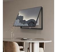 Cubierta De Panel Eléctrico De Pared, Cubierta Decorativa Para Caja De Interruptores, Tapa Arte De Pared, Porcelana De Cristal Para Sala De Estar Y Oficina(Blue 4,45 * 35cm/17.7 * 13.8in)