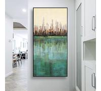 Cubierta de Panel Eléctrico Decorativa, Cuadro para Tapar Cuadro Electrico del Hogar del Interruptor Montada En La Pared, para el Hogar, Sala de Estar(Black 14,60 * 120cm/24 * 47.5in)