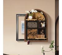 Cubierta De Panel Eléctrico Decorativo, Multifuncionales De La Tapa Contador Luz Pueden Almacenar Artículos, para Tapar Cuadro Electrico para El Techo De Casa(Brown 2,55 * 75cm/22 * 29.5in)