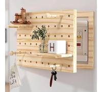 Cubierta De Panel Eléctrico Montada En La Pared Tapa De Caja Eléctrica Decorativa Multifuncional Estante De Madera Caja De Tablero Oculto Cubierta, Cajas De Fusibles,Fácil Instalar A,W50×H40cm