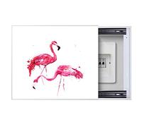 Cubierta de Panel eléctrico montado en la Pared, Cubierta de Caja de medidor eléctrico, Pinturas de Moda, Caja Creativa, Pintura de Pared para Sala de Estar (Blanco, (40 * 50 CM 30