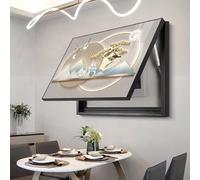 Cubierta de panel eléctrico, mural decorativo para sala de estar y oficina, barra de soporte hidráulico con visión 3D, arte para colgar en la pared