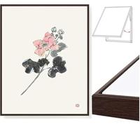 Cubierta de Panel Eléctrico, Tapa decorativa for caja de interruptores, decorativa for ocultar la fea caja eléctrica, puerta de acceso con tapa de elevación superior con cubierta decorativa(Walnut Fra