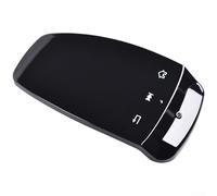 Cubierta de panel táctil multimedia para Mercedes-Benz Clase C Clase E GLC GLE GLS W205 y W213 y W166 2014-2021, panel de control de mouse de consola de plástico PP negro resistente a los arañazos