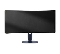 Cubierta de pantalla de neopreno para monitor curvado Alienware 34 (AW3425DWM), elegante protector contra el polvo antiarañazos negro con correas elásticas traseras y velcro de ajuste cómodo