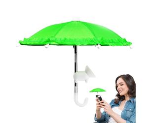 Cubierta de pantalla para teléfono celular, toldo ajustable, tienda de campaña resistente al calor, soporte portátil adhesivo, capa de techo de muestra plegable, filtro de luz apto para viajes para