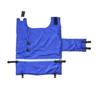 Cubierta de pantorrilla, chaqueta para animales de granja, impermeable, flexible, resistente al viento, de tela Oxford, revestimiento protector azul engrosado, protección del vientre