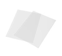 Cubierta de papel de Amako B5 Cubierta de unión PP translúcida translúcida de agua translúcida para informes Presentaciones Documentos de bricolaje 50pcs 260x184 mm (Blanco)