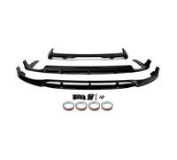 Cubierta de parachoques delantero y trasero compatible con BMW X7 G07 2023+ M SPORT BORDE DELANTERO DIFUSOR TRASERO ALERÓN NEGRO BRILLANTE KITS DE CARROCERÍA Protector de parachoques