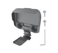 Cubierta de parasol para controlador Dji Rc 2 con paneles laterales plegables y protector de joystick para Mini 4 Pro y Air 3 gris ABS accesorio de protector de pantalla (para RC2)