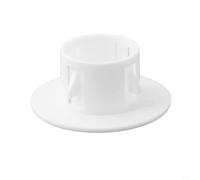 Cubierta de pared de plástico ventilada para penetraciones de tuberías de aire acondicionado, enrutamiento de tuberías de agua y aplicaciones de conductos eléctricos en edificios (40 mm)