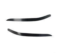 Cubierta de párpado para faros delanteros de color negro brillante compatible con Ford Falcon Ba Bf Xr Xr6 Xr8 y para modelos Xt, 2 protectores de marco de lámpara frontal