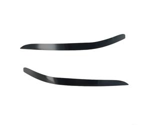Cubierta de párpado para faros delanteros de color negro brillante compatible con Ford Falcon Ba Bf Xr Xr6 Xr8 y para modelos Xt, 2 protectores de marco de lámpara frontal