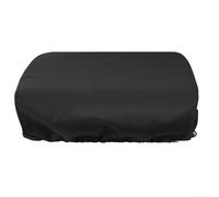 Cubierta de parrilla 420D para parrillas eléctricas y de mesa, impermeable con material de doble capa, a prueba de polvo y resistente al viento con cordón ajustable