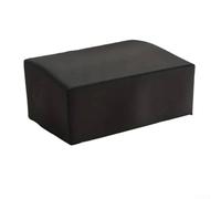 Cubierta de parrilla de 22 pulgadas para plancha de mesa con capucha, poliéster 420D resistente a la intemperie, cubierta protectora para barbacoa para uso en exteriores (negro)