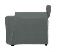 Cubierta de parrilla de tela Oxford 420D resistente que ofrece una protección completa para barbacoas al aire libre contra la lluvia, el polvo, la nieve y el sol para mayor durabilidad (gris)