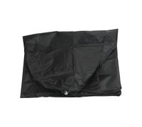 Cubierta de parrilla integrada de 42 pulgadas, protector de barbacoa resistente al agua con correas elásticas, escudo para exteriores para todo tipo de clima para lobo y lince, negro