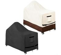 Cubierta de parrilla resistente para carrito de huevos verdes XL con cordones ajustables, rejillas laterales transpirables y material para uso en exteriores en climas duros (E)