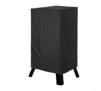 Cubierta de parrilla vertical resistente para barbacoa eléctrica de gas cuadrada al aire libre, 600D, impermeable, resistente a los rayos UV, protector de muebles de patio con correas y hebillas