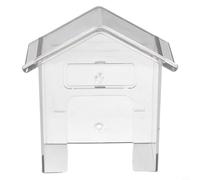 Cubierta de PC transparente para timbres inalámbricos con diseño ergonómico para reducir el contacto con los dedos durante la activación del botón