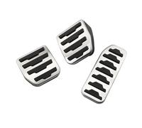 Cubierta De Pedal Antideslizante Freno Embrague Acero Inoxidable Para Jaguar Para F-Pace X761 2016 2017 2018-2022 AT MT cubiertas de freno(3 pcs-1)