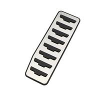 Cubierta De Pedal Antideslizante Freno Embrague Acero Inoxidable Para Jaguar Para F-Pace X761 2016 2017 2018-2022 AT MT cubiertas de freno(1 pcs)