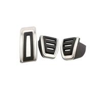 Cubierta de pedal compatible con Q2 2016 2017 2018 2019 2020 2021 2022 2023 2024 cubierta de pedal de freno de gas LHD pedales de freno de coche (AT con descanso) (3 piezas MT)