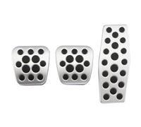 Cubierta De Pedal De Apoyo De Acero Inoxidable Para Coche AT MT Para Opel J Para Vauxhall Para Holden Para Astra 2009 2010 2011-2015(3 pcs)