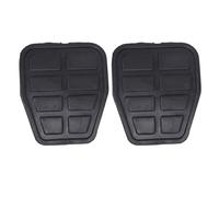 Cubierta de pedal de coche para 80 B1 B2 B3 90 para Fox para Coupe para Quattro Car Rubber Brake Clutch Foot Pedal Pad Cover Protector Brake Rest Pedal (2 piezas)