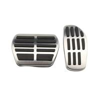 Cubierta de pedal de coche para Clio V para Lutecia 2019 ~ 2025, pedales de freno de acero inoxidable, cubiertas de acelerador para accesorios automáticos, pedales de freno (3 piezas MT) (2 piezas AT)