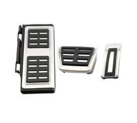 Cubierta de pedal de coche para Q2 Q3 RS 8U F3 2017 ~ 2025, cubiertas de pedal de acelerador de freno, accesorios interiores de acero inoxidable (3 piezas) (3 piezas)