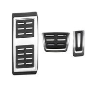 Cubierta De Pedal De Freno De Gas De Acero Inoxidable Para Coche, Accesorios De Diseño Interior Para Skoda Para Kodiaq Para Rapid LHD(AT with Rest)