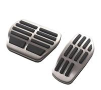 Cubierta de pedal de reposapiés para coche Koleos para Kadjar se adapta a Samsung QM6 2016 2017 2018 2019 Sport pedal de freno de combustible M/AT Fuel (Color : MT REST) (AT)